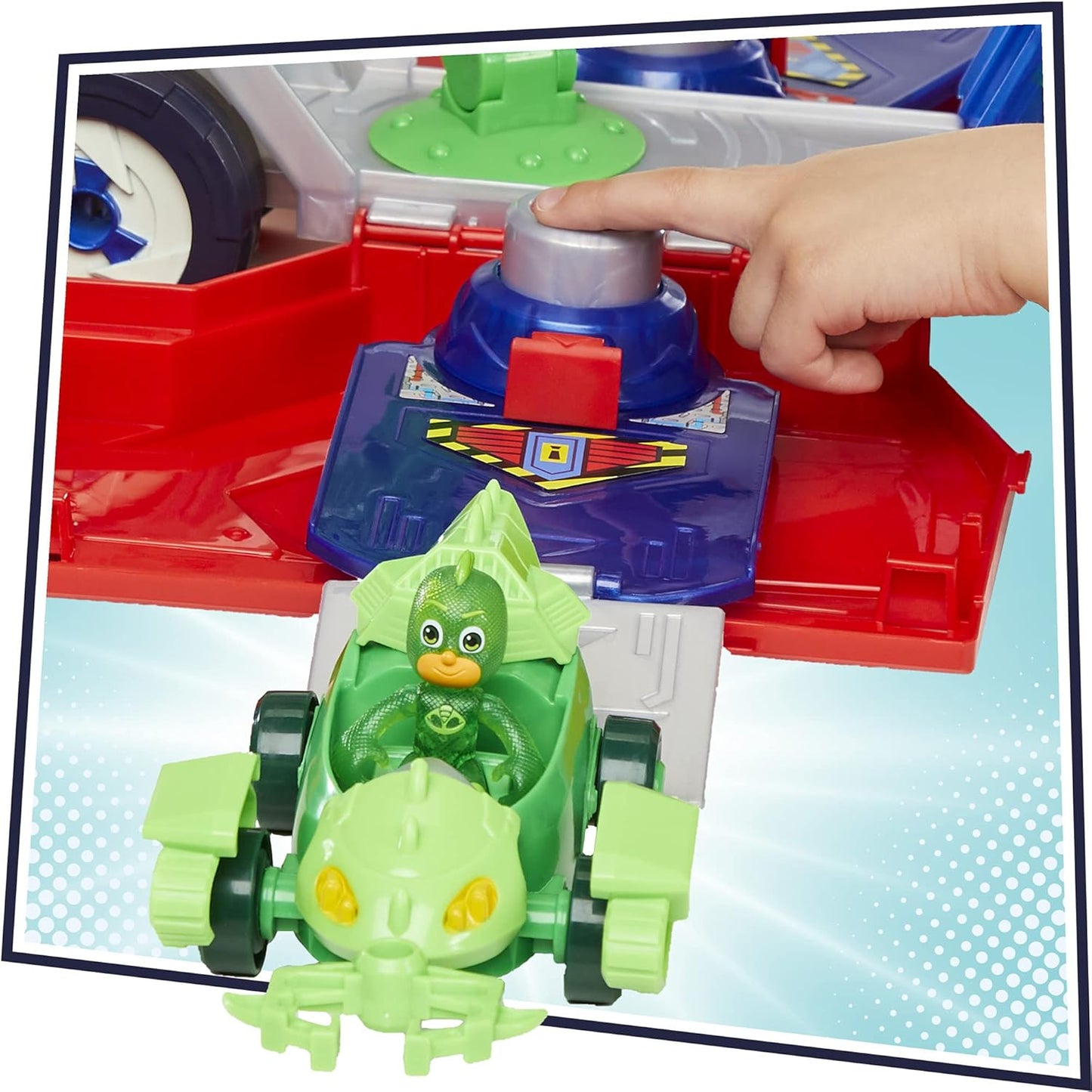 PJ Masks PJ Launching Seeker 2-in-1 Playset with Catboy & Gekko