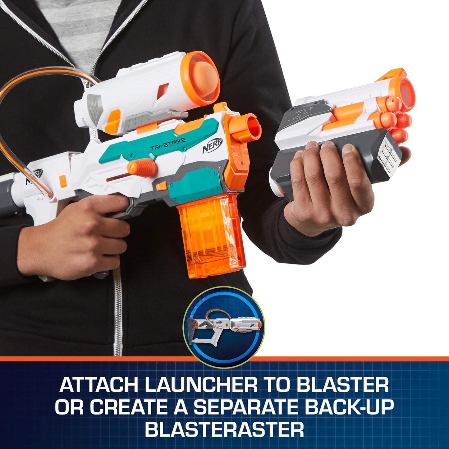 Nerf N-Strike Modulus Tri-Strike Blaster – 3-in-1