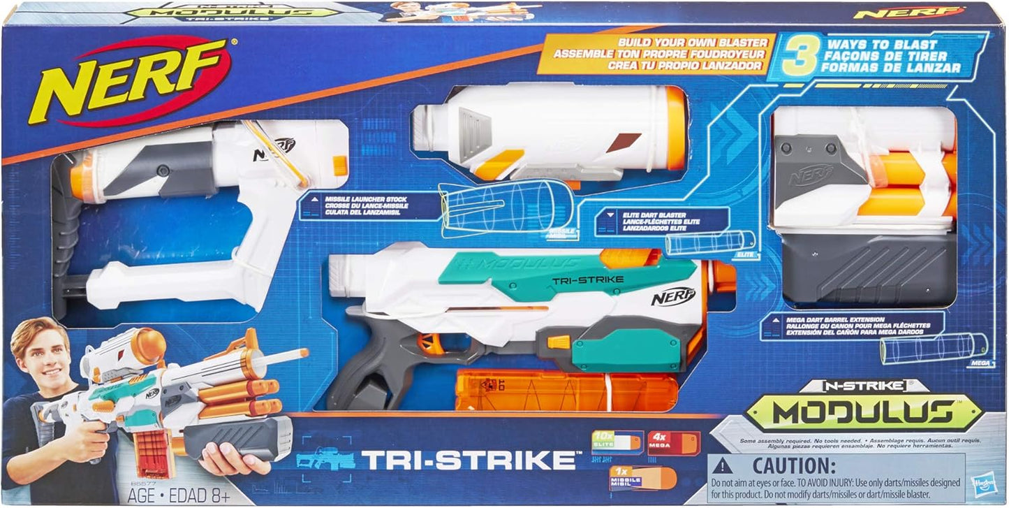 Nerf N-Strike Modulus Tri-Strike Blaster – 3-in-1