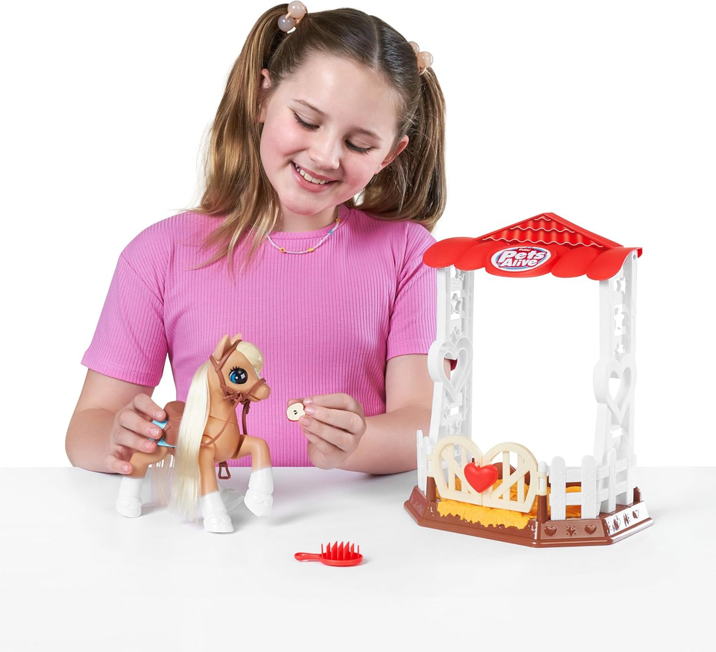 Zuru Pets Alive My Magical Pony – Interactive Electronic Pony with Stable & Accessories