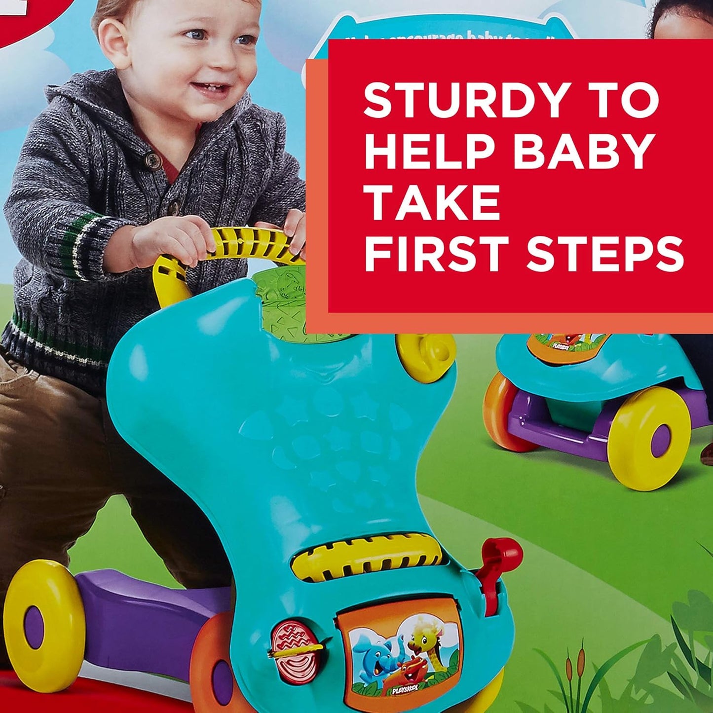 Playskool Step Start Walk 'n Ride 2-in-1 Baby Walker and Ride-On Toy
