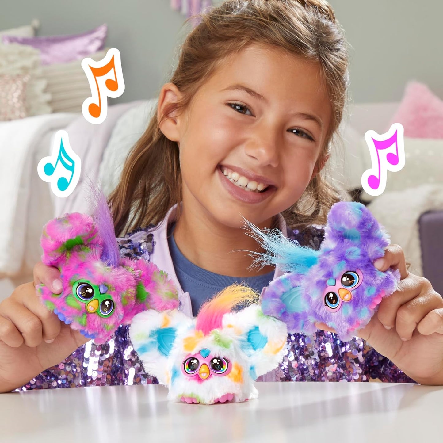 Furby Furblets Groo-Vee Mini Electronic Plush Toy