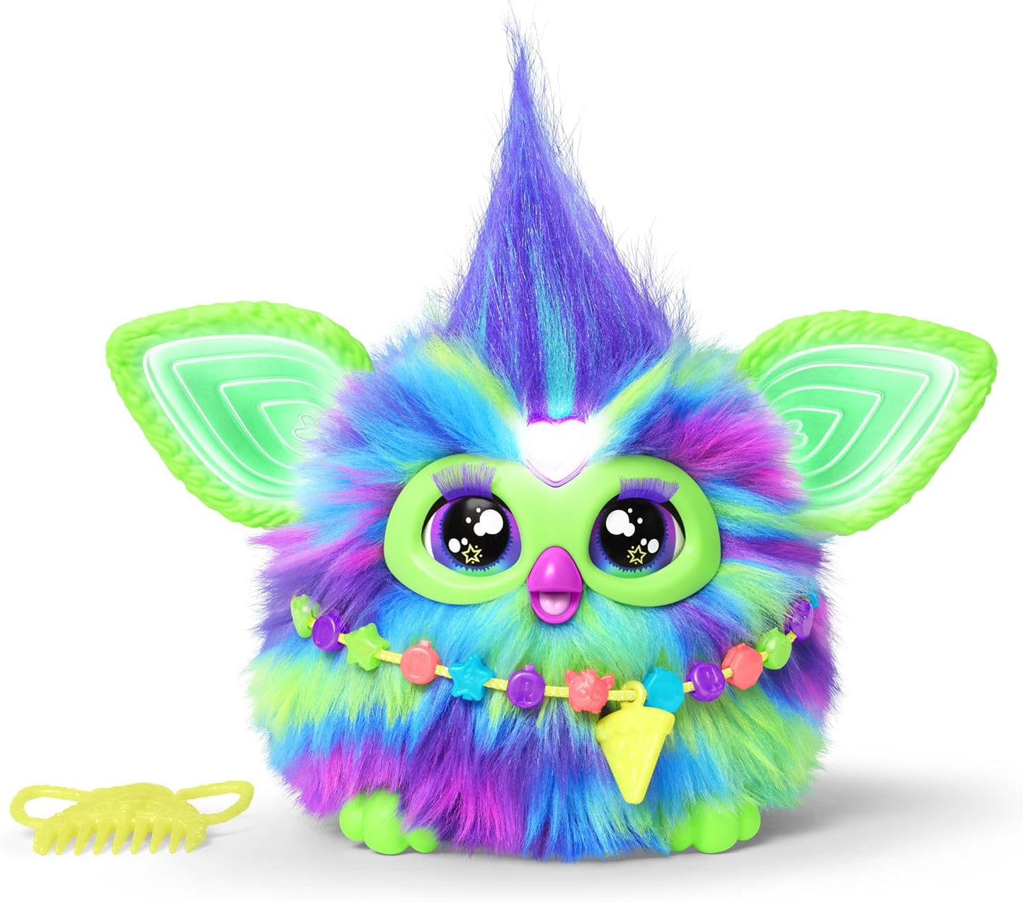 Furby Glow in the Dark Galaxy Edition Plush, Voice Activated, Interactive Toys