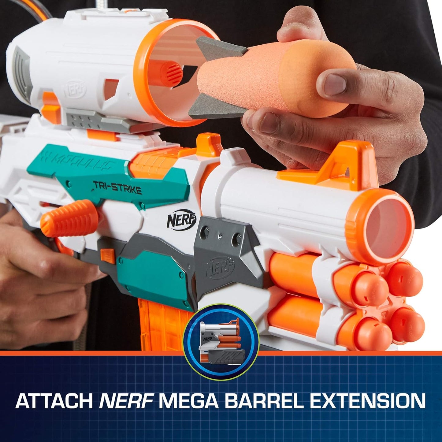 Nerf N-Strike Modulus Tri-Strike Blaster – 3-in-1