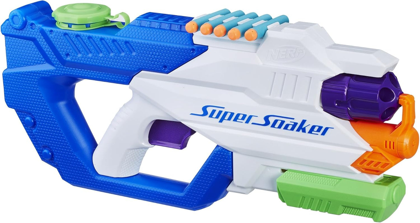 Nerf Super Soaker DartFire Blaster – Fires Darts & Water – 2-in-1 Outdoor Toy for Kids