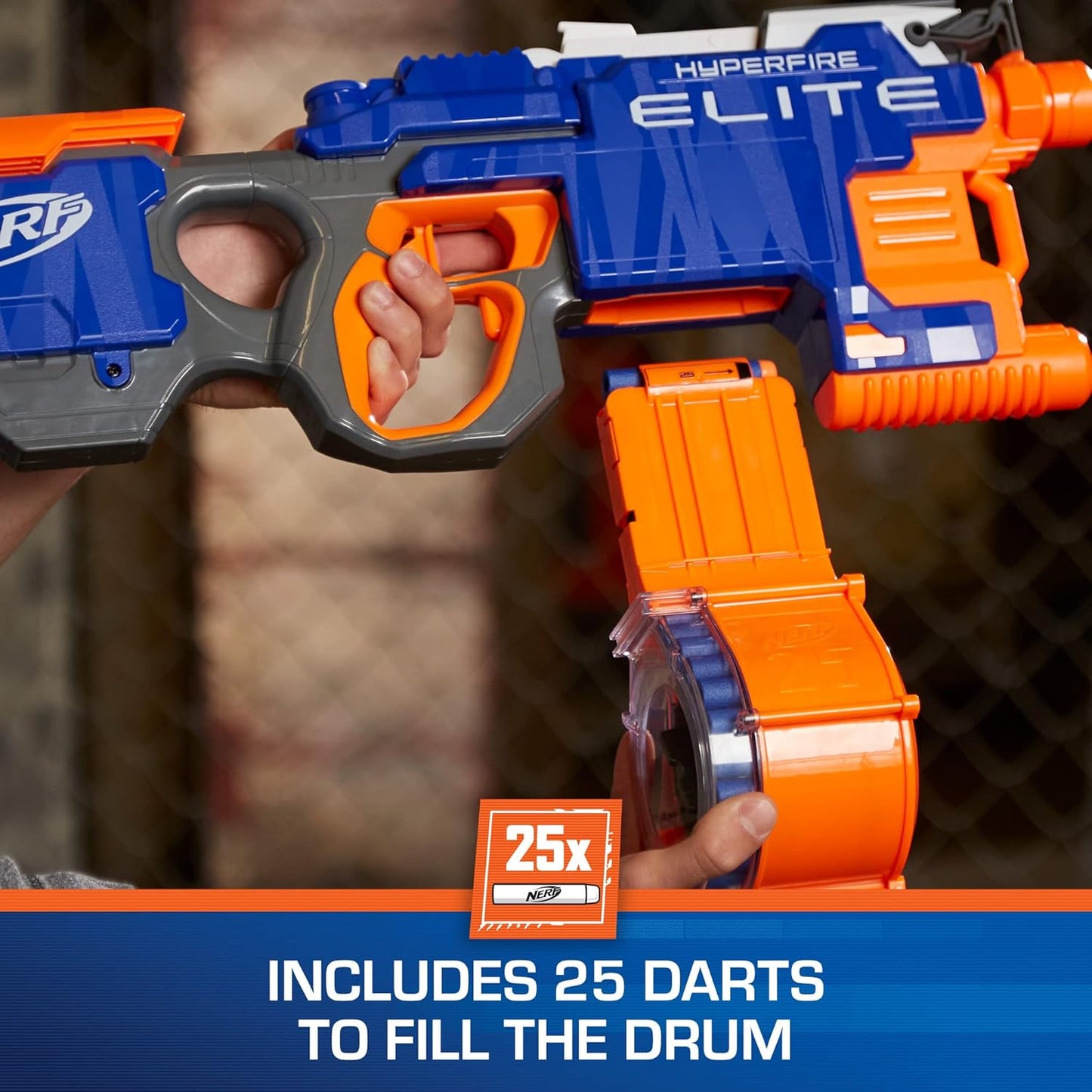 Nerf N-Strike Elite HyperFire Motorized Blaster with 25 Darts