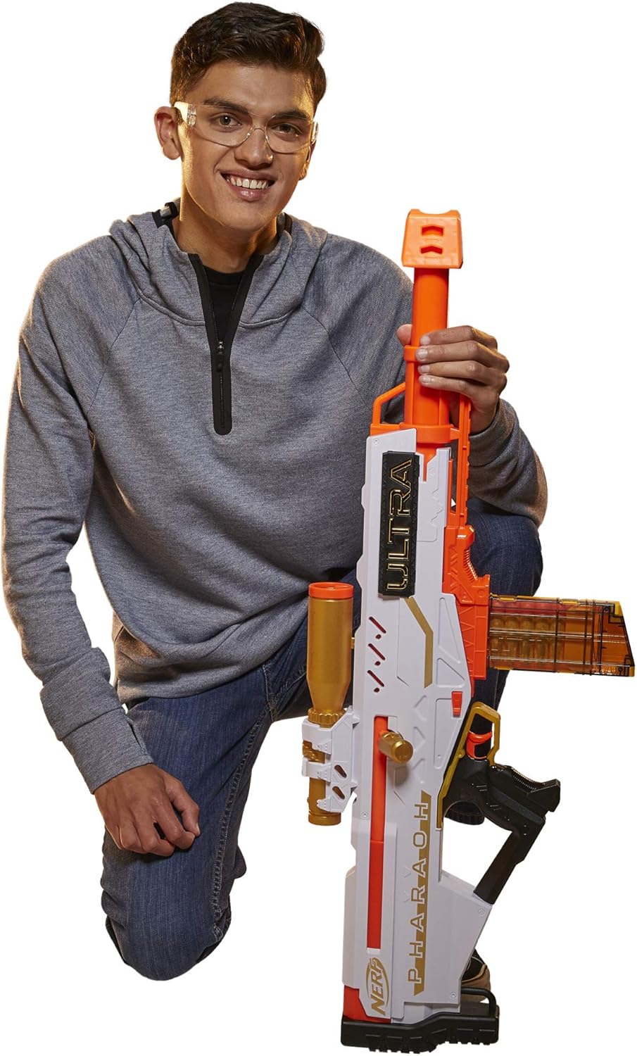 Nerf Ultra Pharaoh Gold Edition Blaster with Scope and 10 Darts