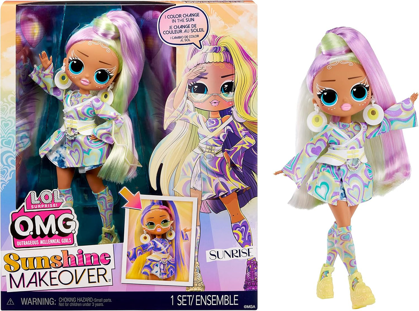 LOL Surprise OMG Sunshine Makeover Sunrise Doll