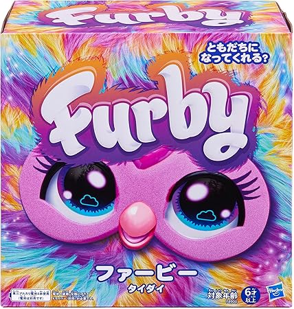 Furby Tie-Dye Interactive Plush Toy with 600+ Reactions – Voice Activated with Accessories