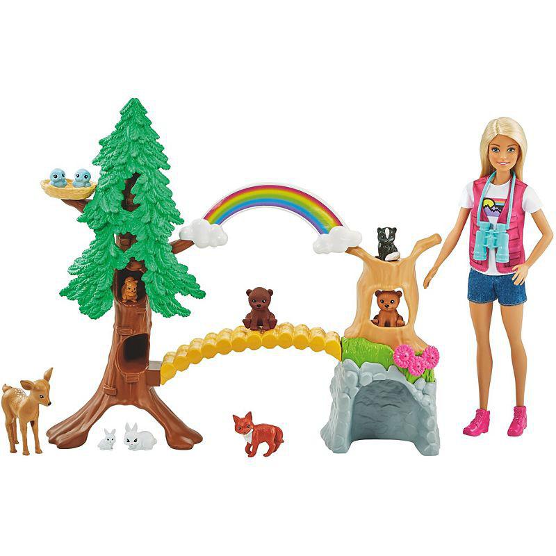 Barbie® Wilderness Guide Interactive Playset with Blonde Barbie® Doll