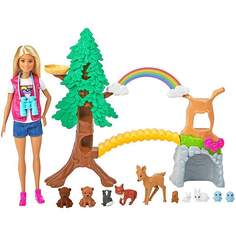 Barbie® Wilderness Guide Interactive Playset with Blonde Barbie® Doll