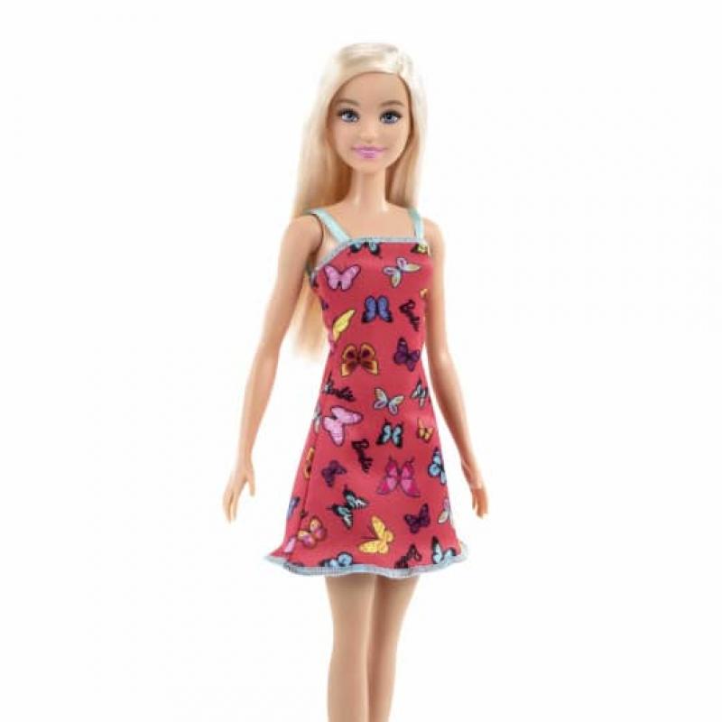 Barbie® Doll in a red dress with butterflies