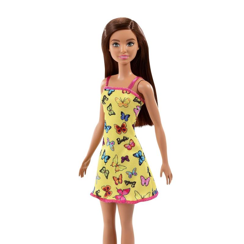 Barbie® Doll in a yellow dress with butterflies