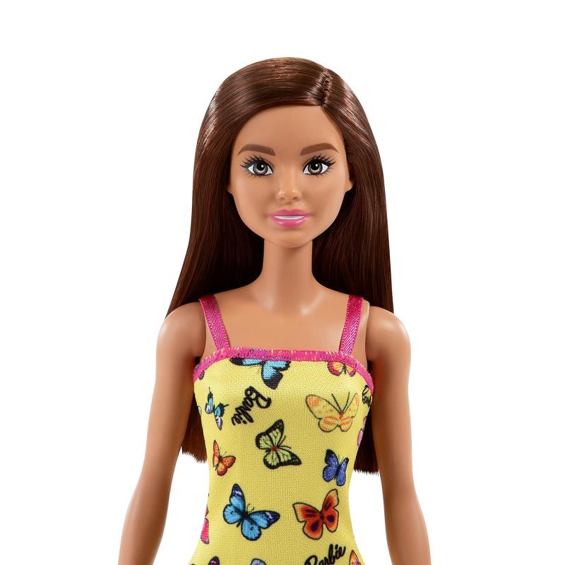 Barbie® Doll in a yellow dress with butterflies