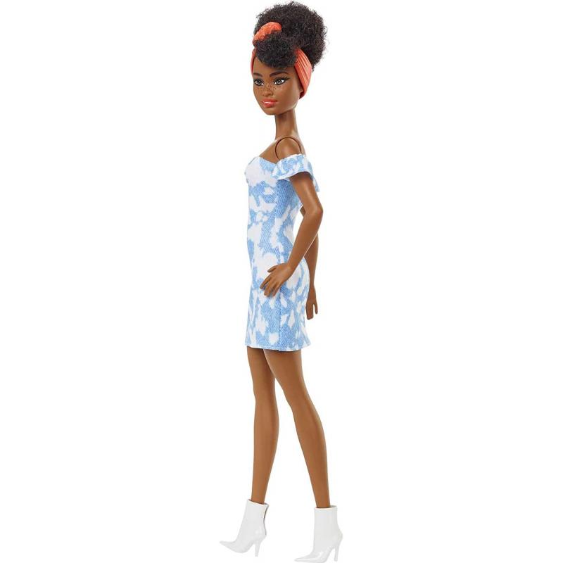 Barbie® Fashionistas Doll #185 with Curly Hair and Denim Dress