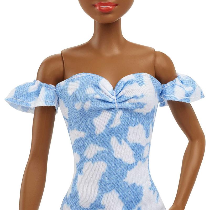 Barbie® Fashionistas Doll #185 with Curly Hair and Denim Dress