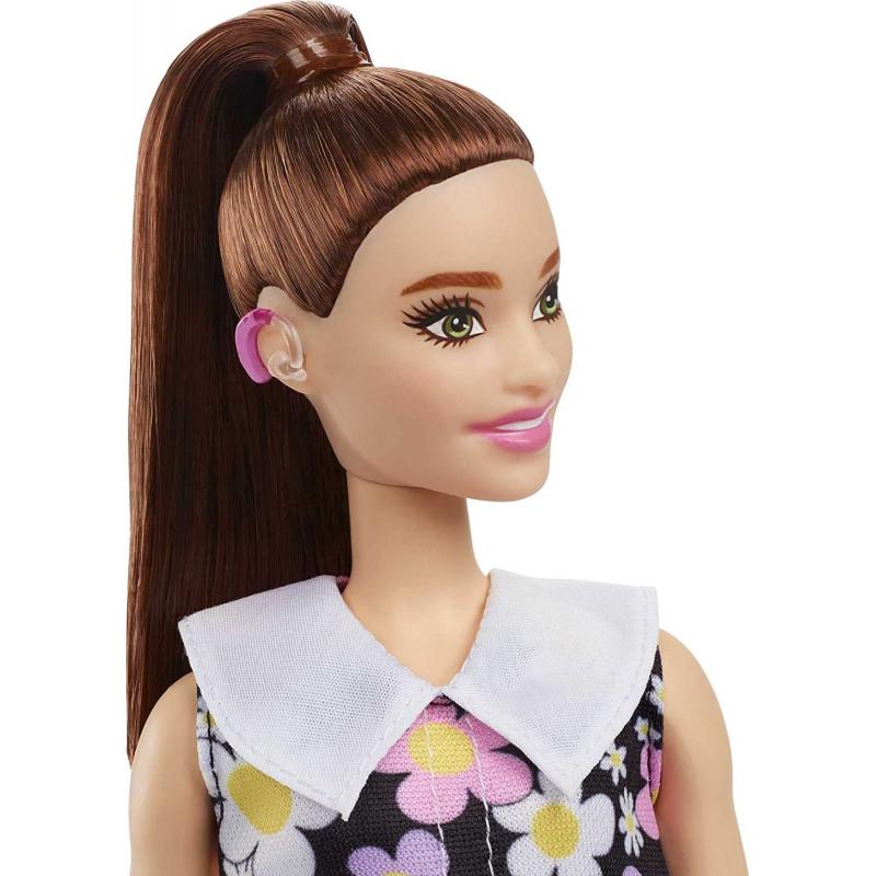 Barbie® Fashionistas Doll #187 with Hearing Aids & Floral Dress