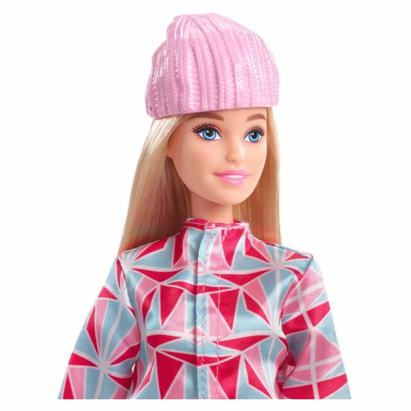 Barbie® Snowboarder Doll with Pink Gear & Accessories