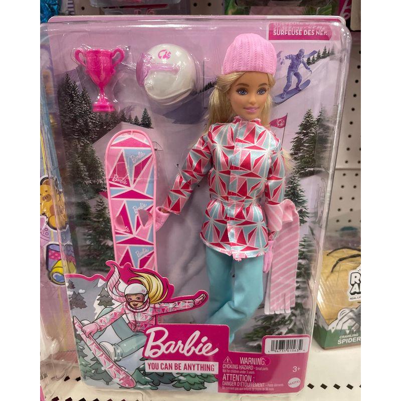 Barbie® Snowboarder Doll with Pink Gear & Accessories