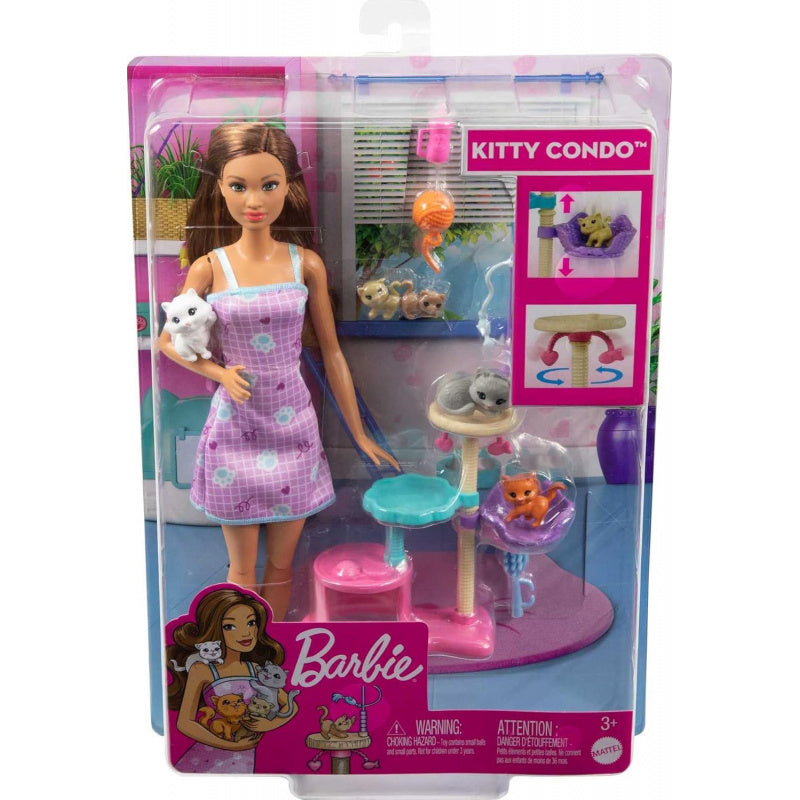 Barbie® Kitty Condo™ Doll And Pets
