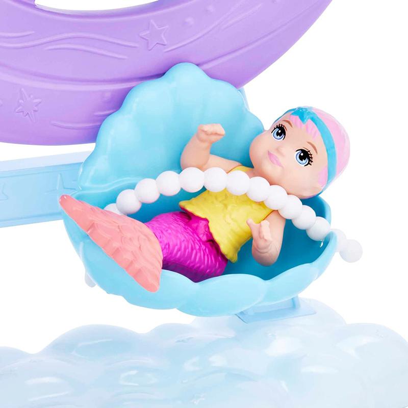 Barbie Mermaid Doll, Nurturing Playset With Merbaby, Octopus And Seal