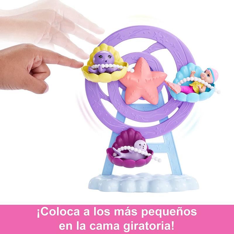 Barbie Mermaid Doll, Nurturing Playset With Merbaby, Octopus And Seal
