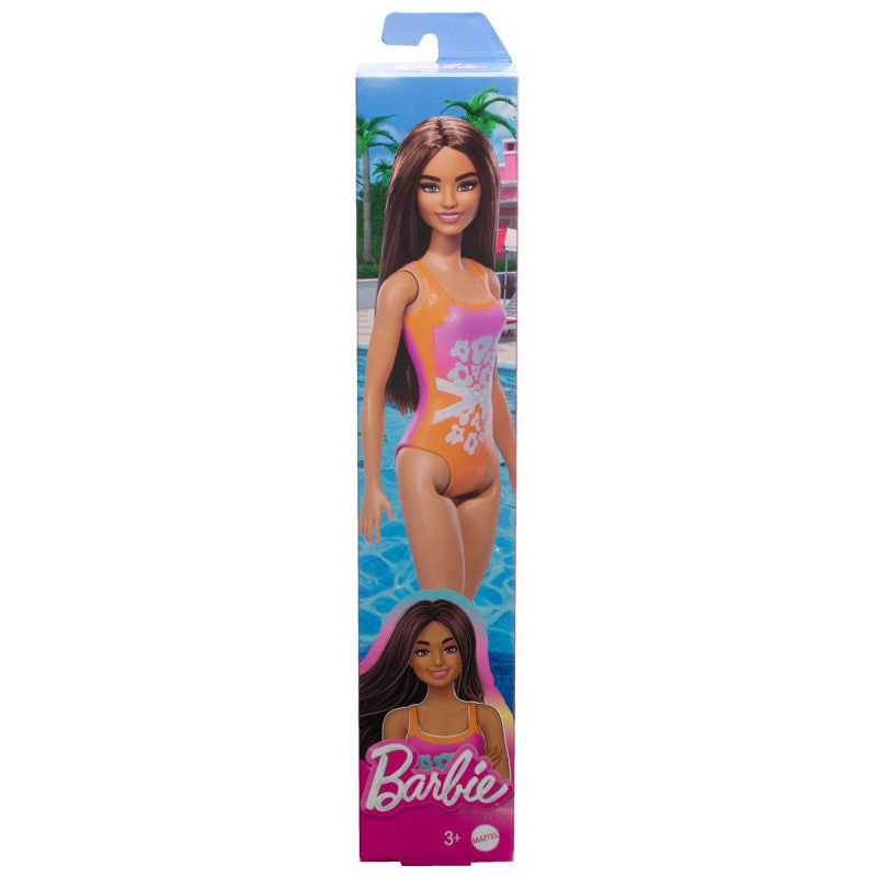 Barbie Beach Doll in Orange