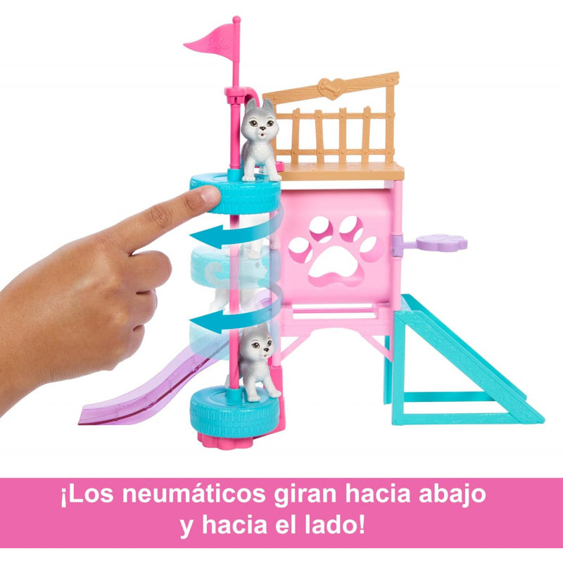 Barbie® And Stacie To The Rescue Puppy Playground Playset With Doll, 3 Pet Dog Figures, & Accessories