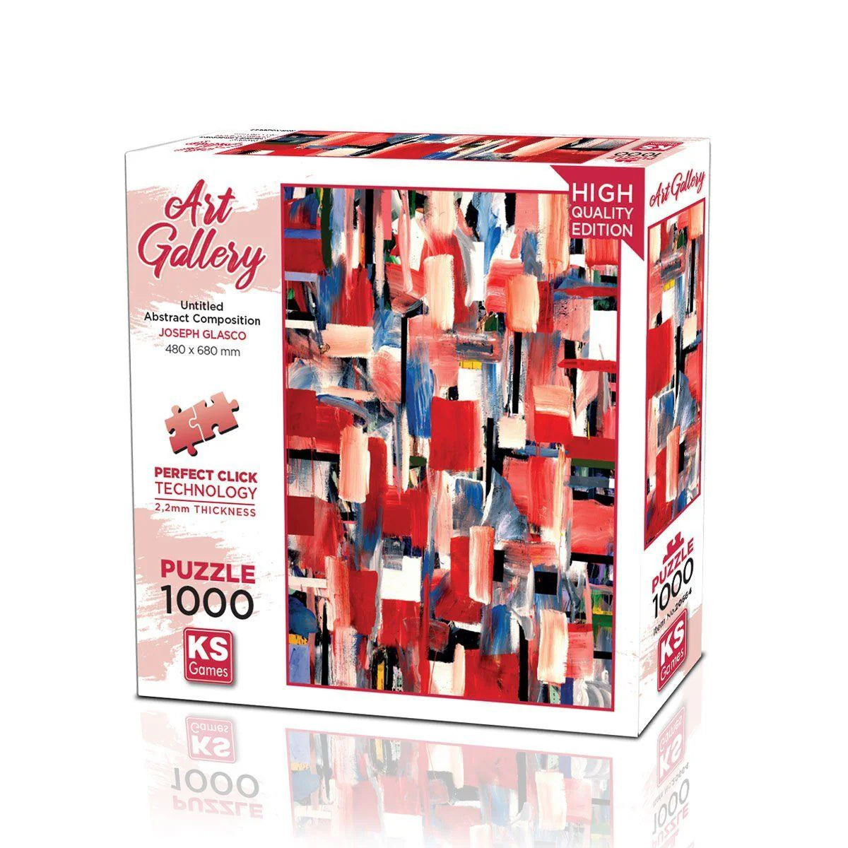 “Untitled Abstract Composition” 1000-Piece Puzzle - KS Games