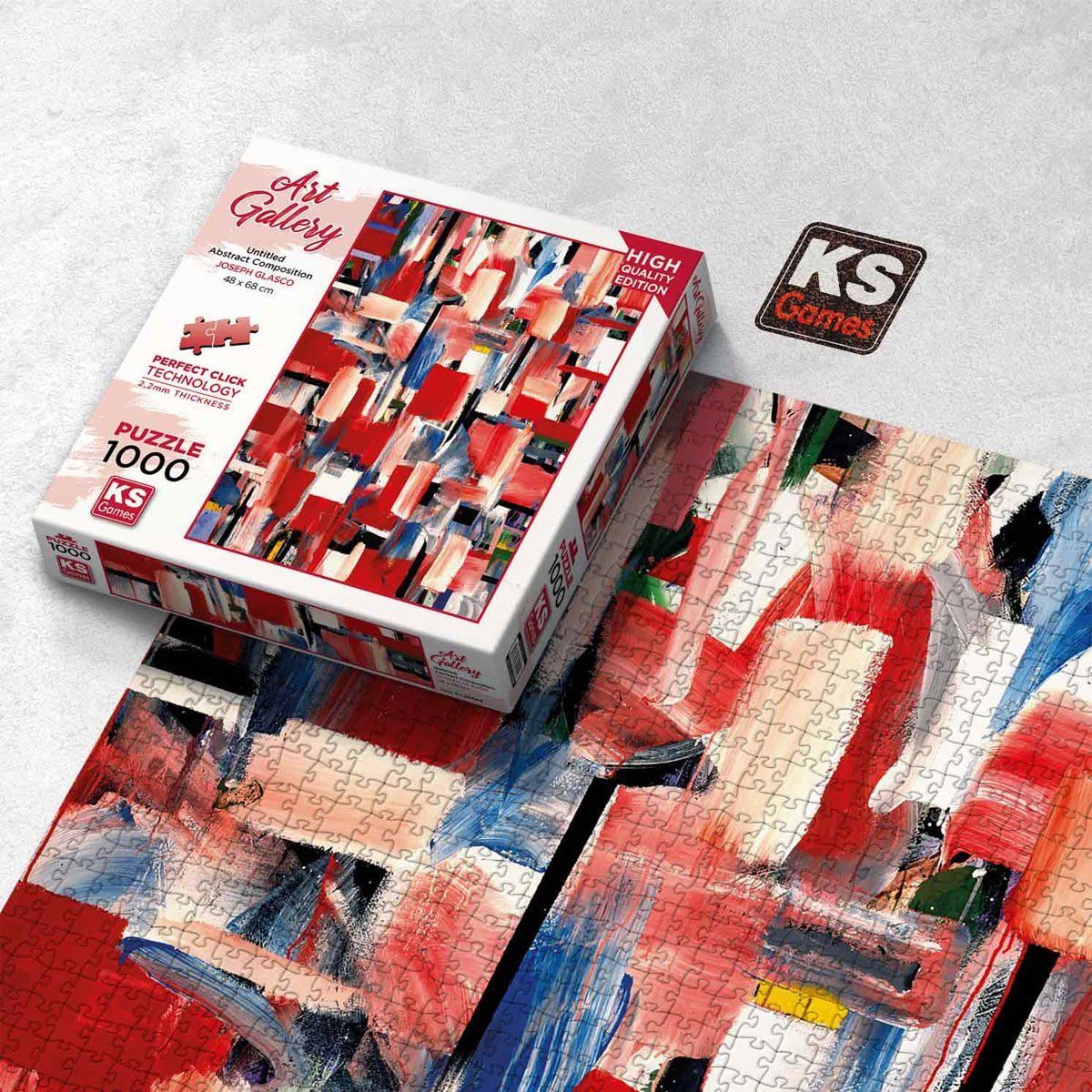 “Untitled Abstract Composition” 1000-Piece Puzzle - KS Games