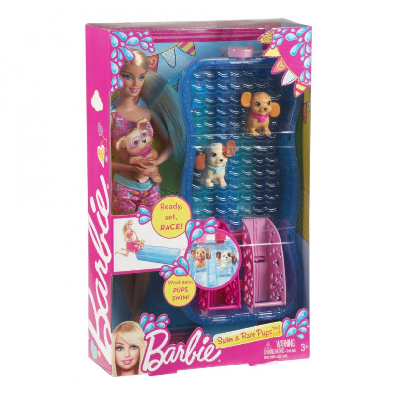 Barbie® Swim & Race Pups™!