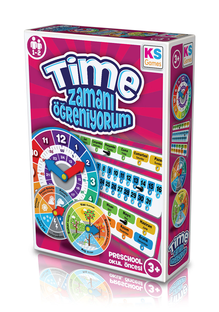 Learning Time Game - Interactive Clock & Calendar Set
