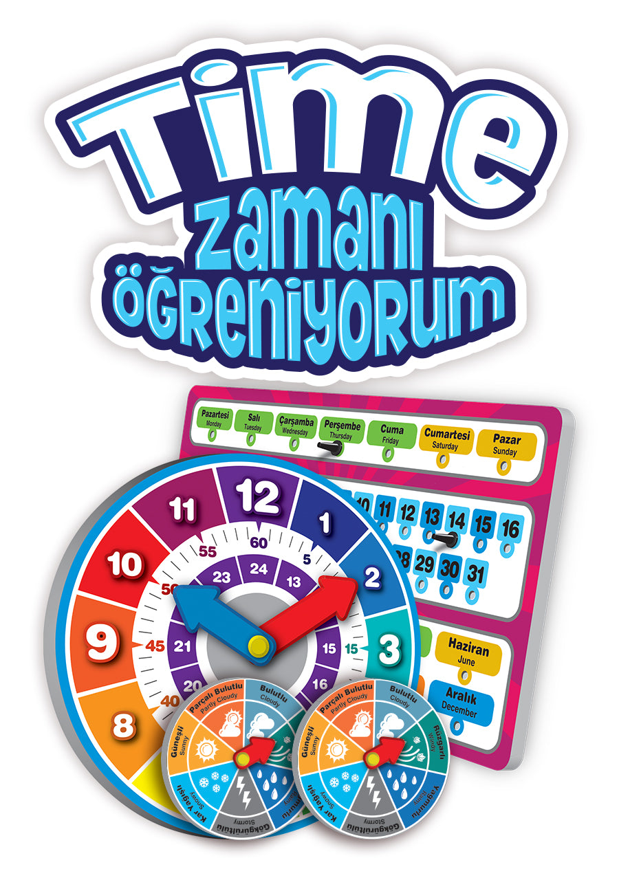 Learning Time Game - Interactive Clock & Calendar Set
