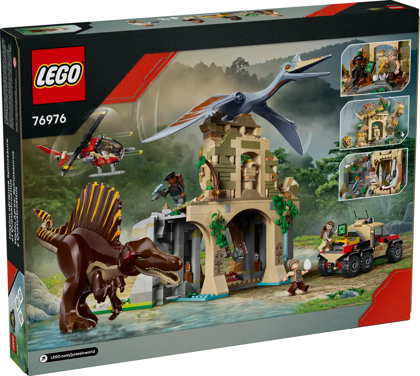LEGO® Jurassic World Spinosaurus & Quetzalcoatlus Air Mission