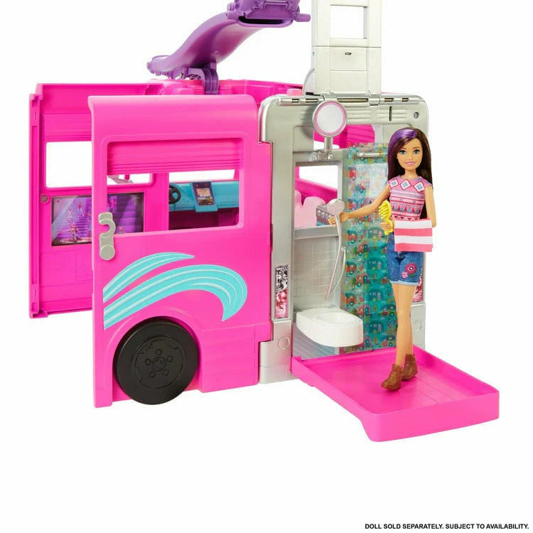 Barbie® Dream Camper Playset with Slide, Pool & 60+ Accessorie