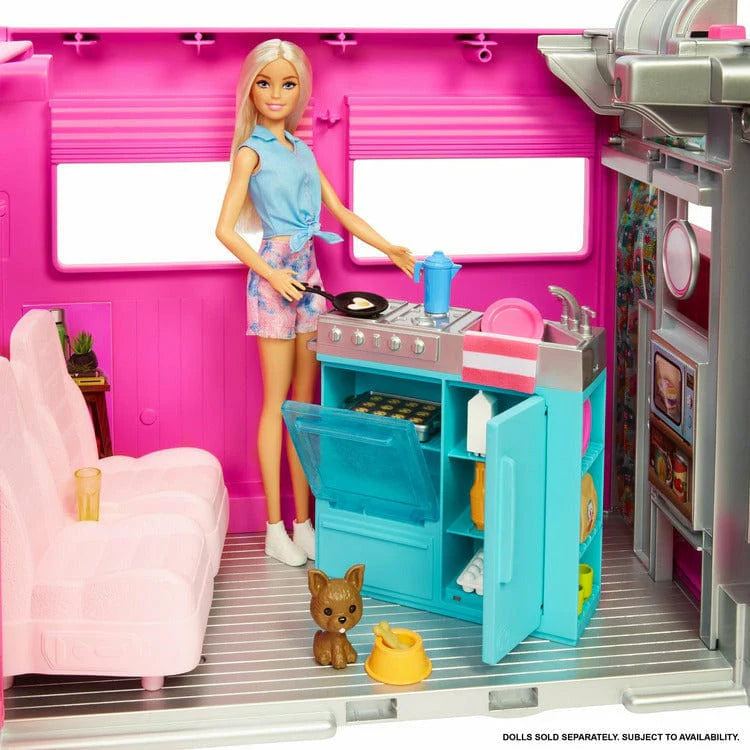Barbie® Dream Camper Playset with Slide, Pool & 60+ Accessorie