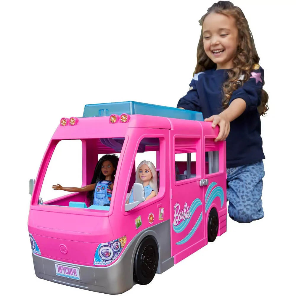 Barbie® Dream Camper Playset with Slide, Pool & 60+ Accessorie