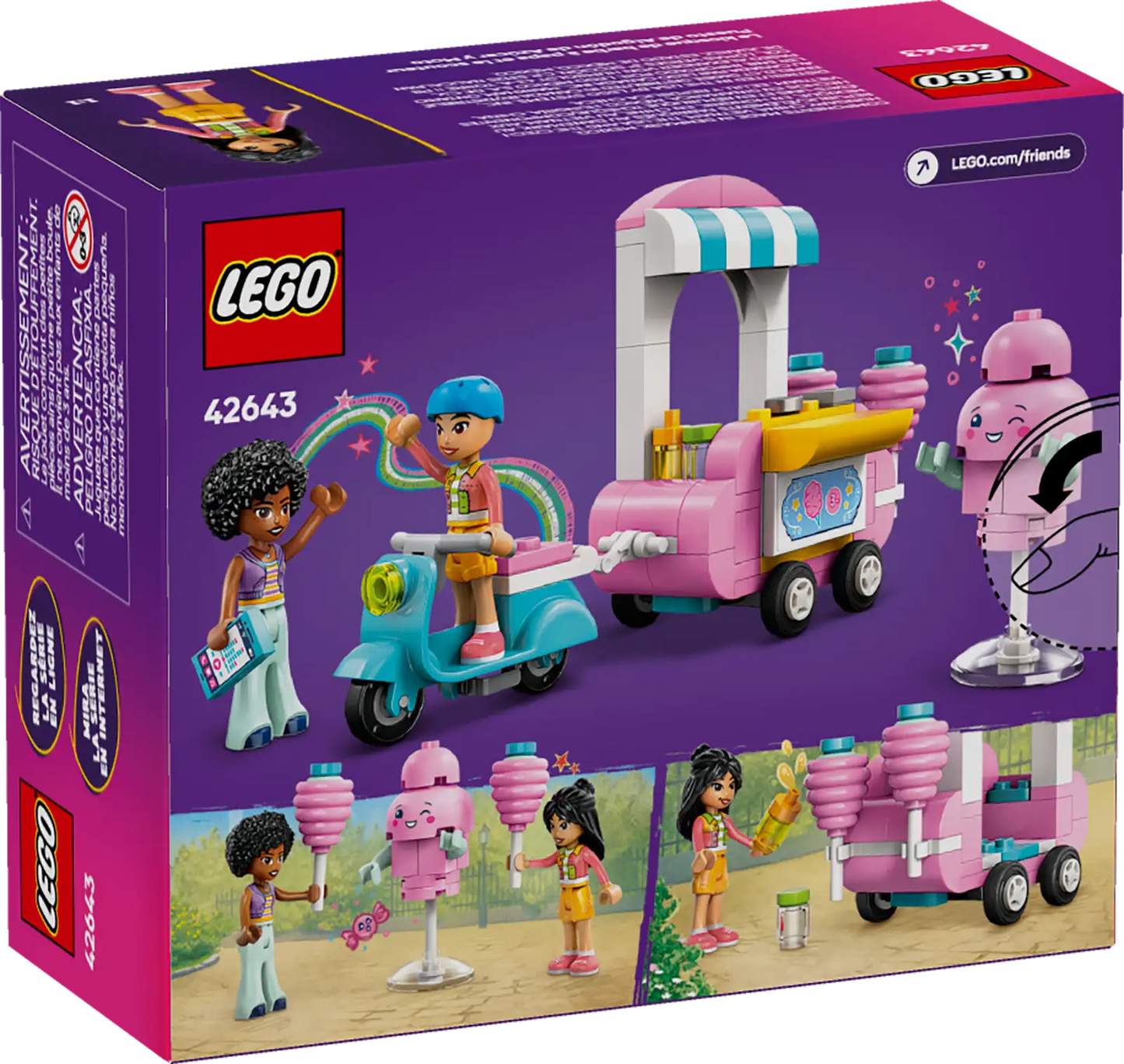 LEGO® Friends Cotton Candy Stand and Scooter