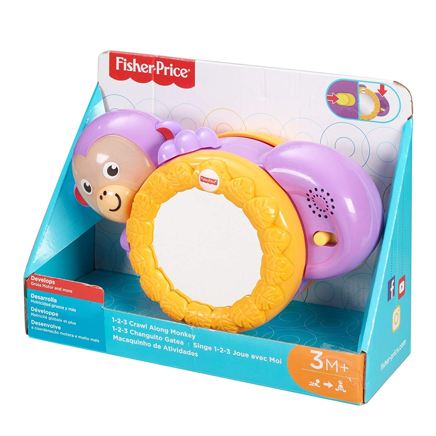 1-2-3 Crawl Along Monkey