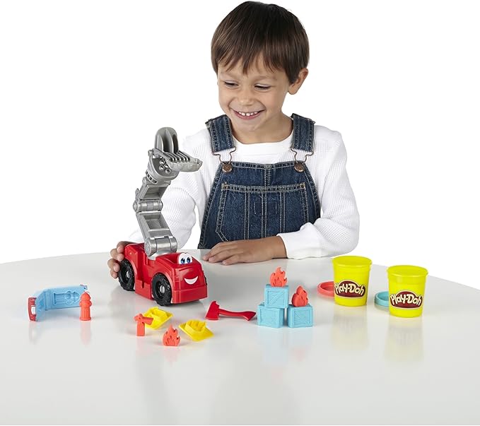Play-Doh Diggin Rigs Boomer The Fire Truck