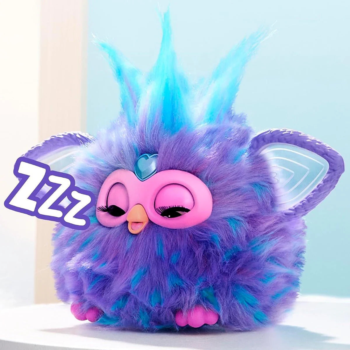 Furby Purple Interactive Plush Toy with Lights, Sounds & Accessories – Over 600 Reactions