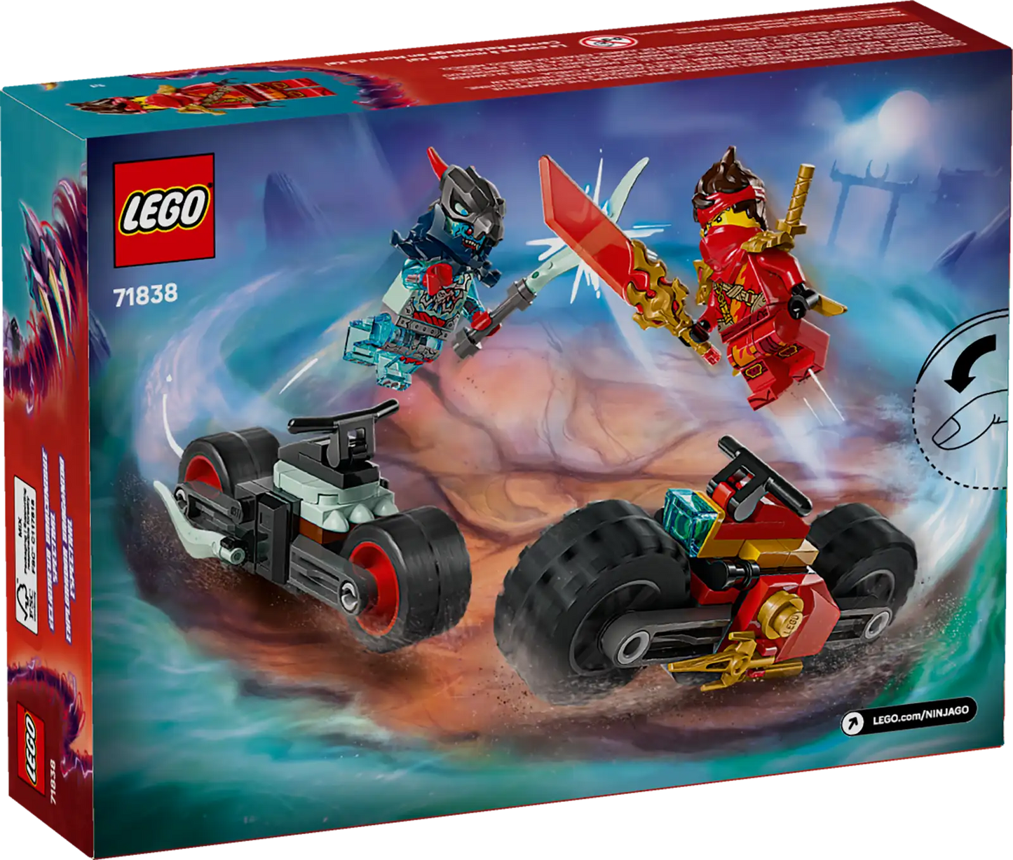 LEGO® NINJAGO® Kai’s Motorcycle Speed Race