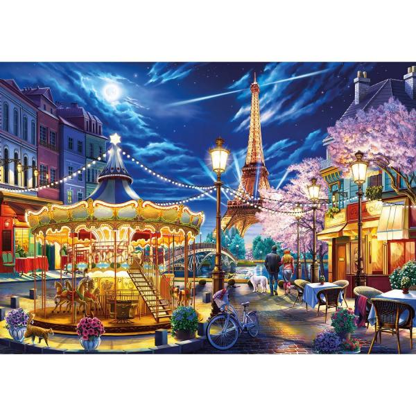 Cityscape “Night Lights of Paris” 1000-Piece Jigsaw Puzzle - KS Games