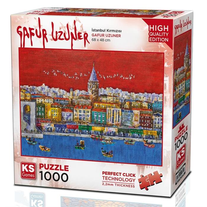 “Istanbul Kırmızısı” 1000-Piece Jigsaw Puzzle - KS Games