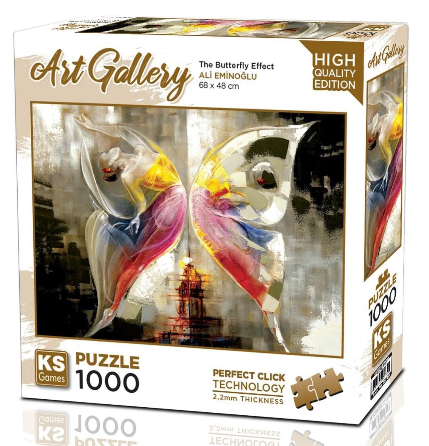 “The Butterfly Effect” – 1000-Piece KS Games Puzzle by Ali Eminoğlu-+