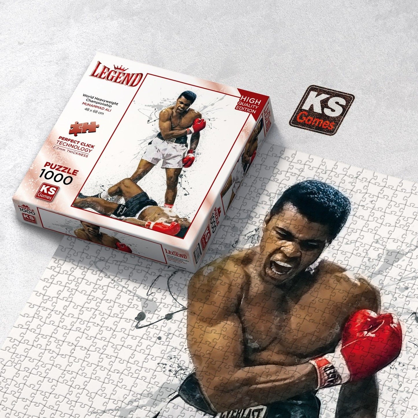 Legend Muhammad Ali – 1000-Piece Puzzle by KS Games