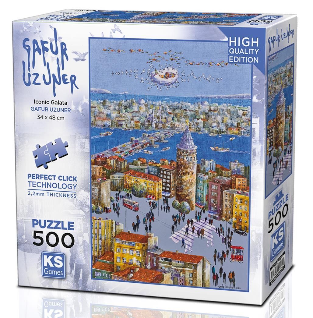 Gafur Uzuner “Iconic Galata” 500-Piece Jigsaw Puzzle - KS Games
