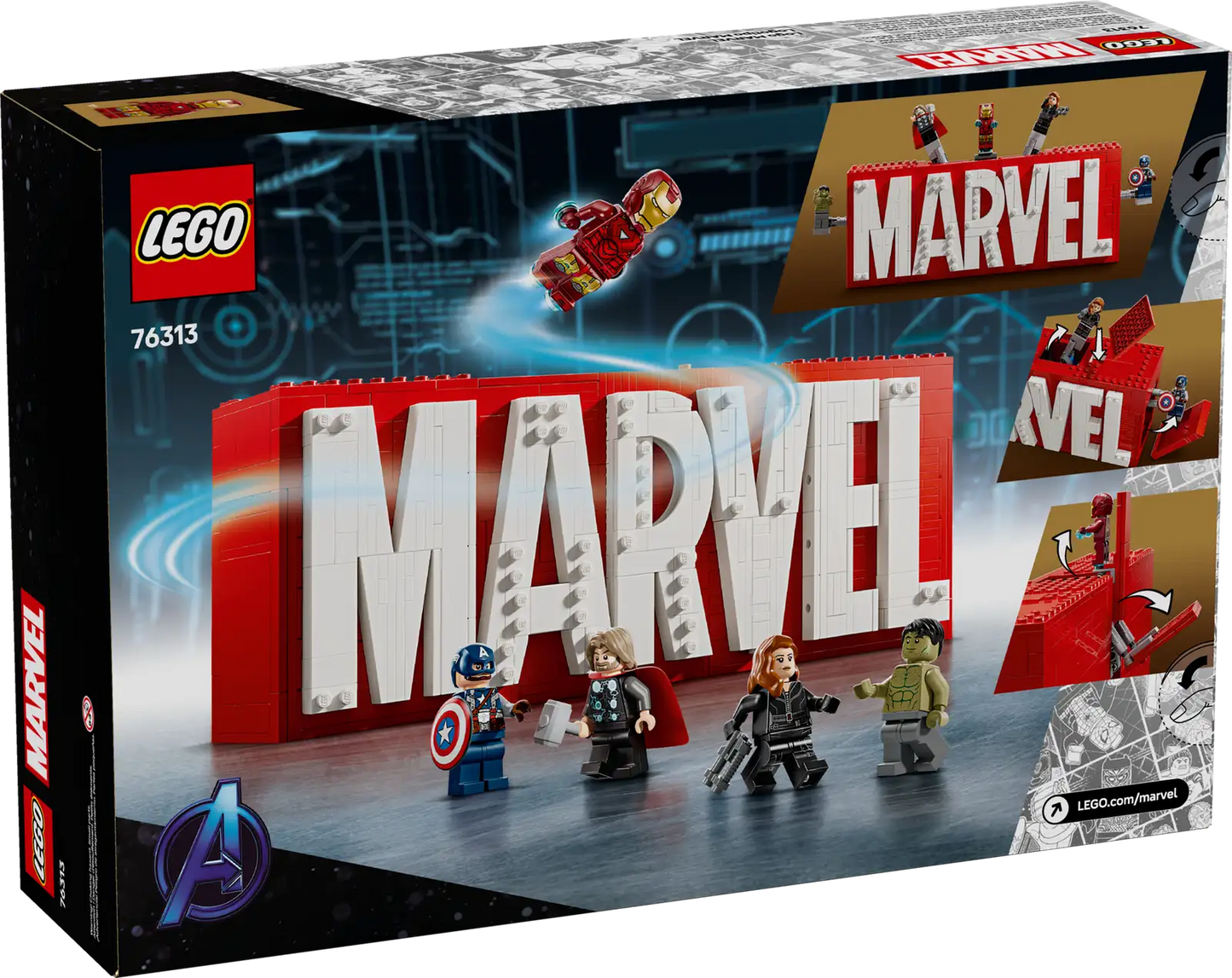 LEGO® MARVEL Logo & Minifigures