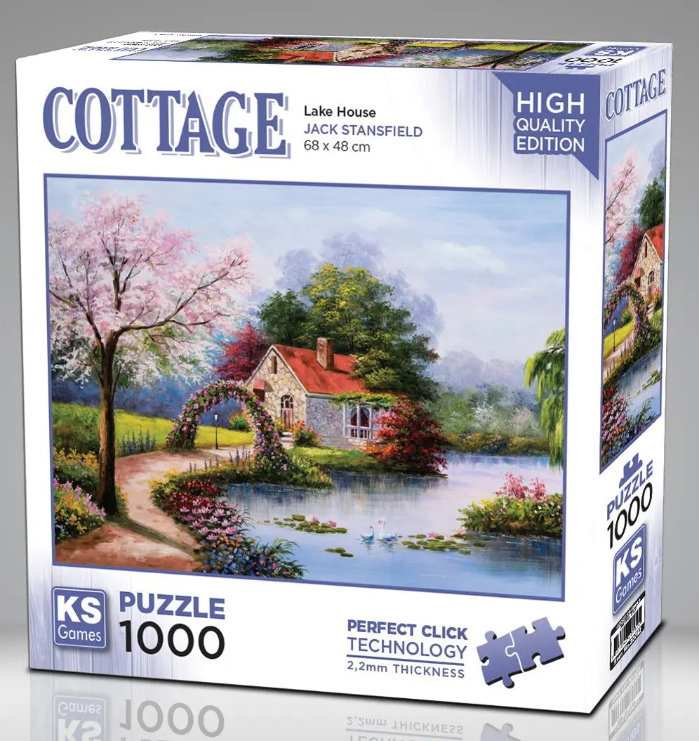 “Lake House” – 1000-Piece KS Games Puzzle by Jack Stansfield