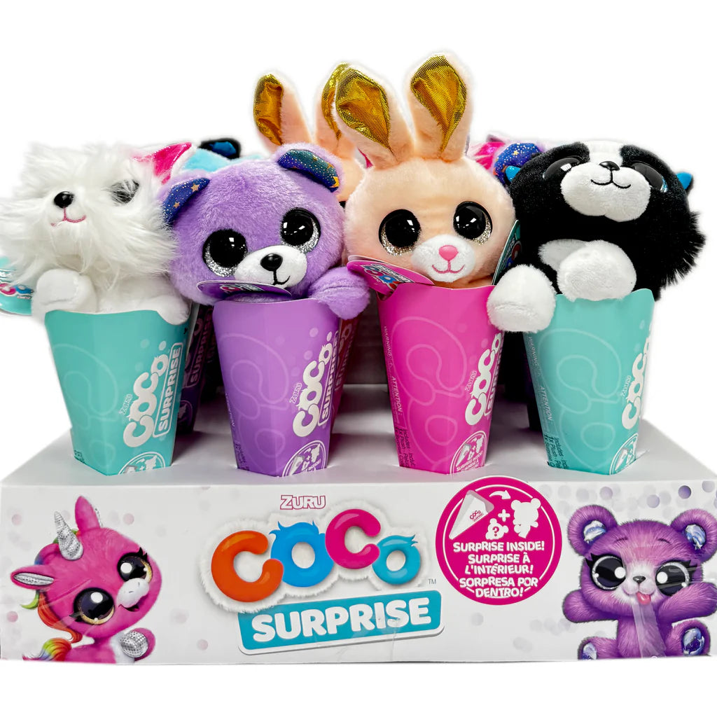Zuru Coco Surprise – Baby Coco Plush in Cone with Hidden Collectible